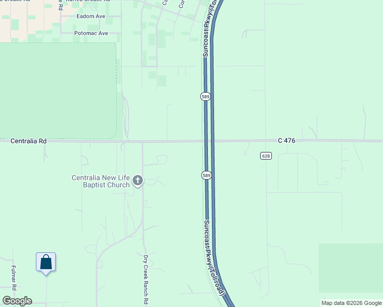 map of restaurants, bars, coffee shops, grocery stores, and more near 13753 Centralia Road in Brooksville