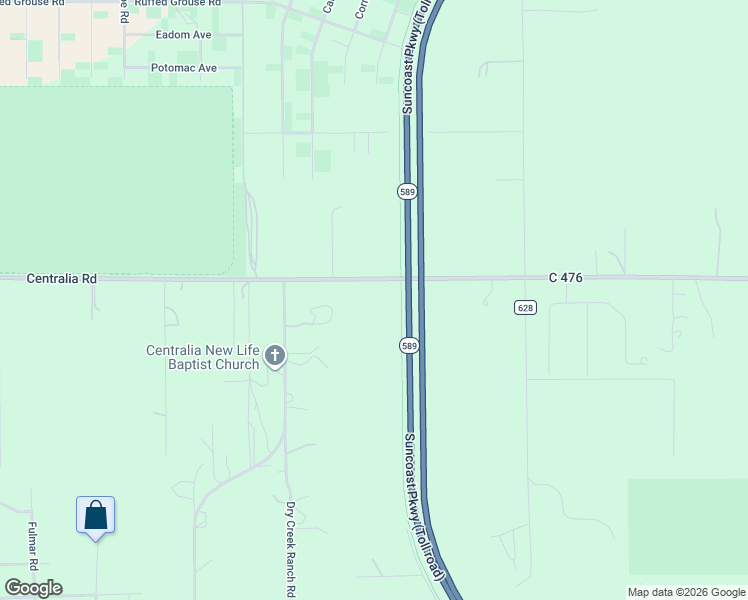 map of restaurants, bars, coffee shops, grocery stores, and more near 13753 Centralia Road in Brooksville