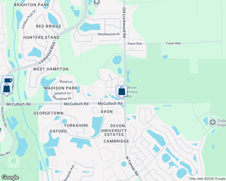 map of restaurants, bars, coffee shops, grocery stores, and more near 4243 Trident Point in Oviedo