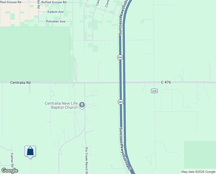 map of restaurants, bars, coffee shops, grocery stores, and more near 13753 Centralia Road in Brooksville
