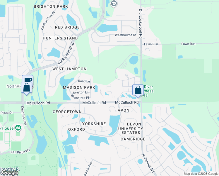 map of restaurants, bars, coffee shops, grocery stores, and more near 4579 Lacebark Trail in Oviedo