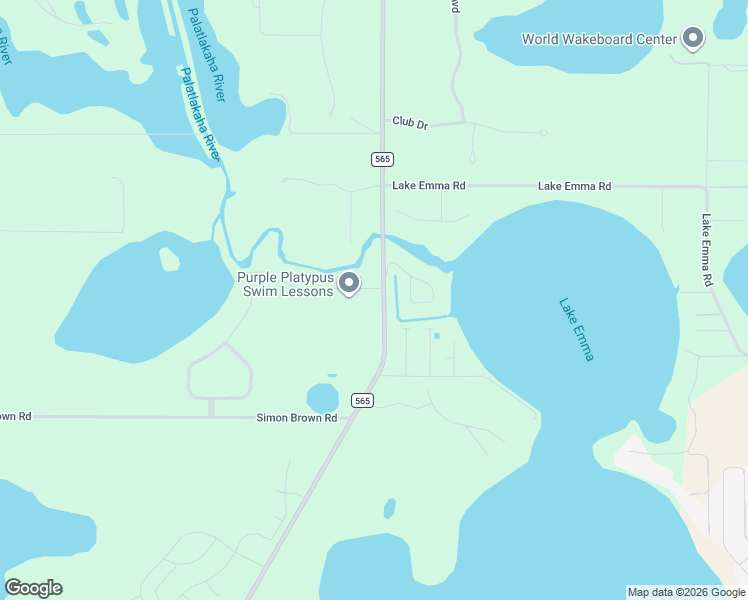 map of restaurants, bars, coffee shops, grocery stores, and more near 5650 Mary's Villa Road in Groveland