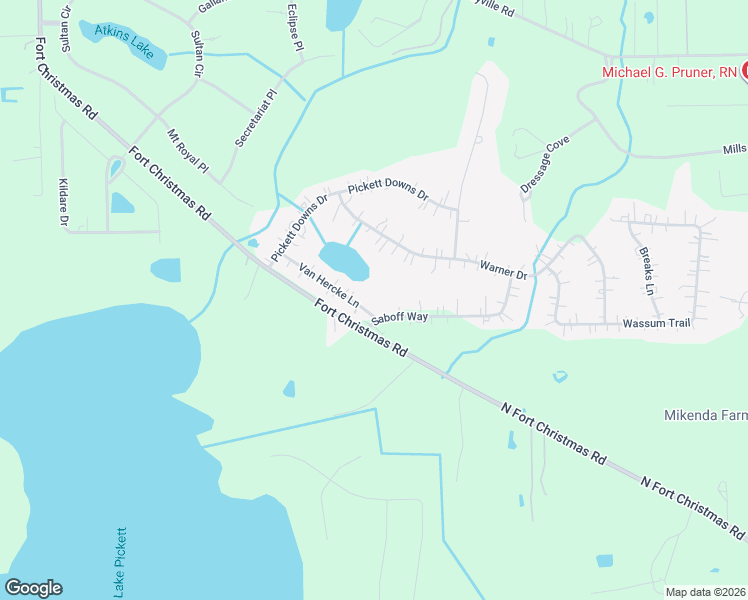 map of restaurants, bars, coffee shops, grocery stores, and more near 1624 Saboff Way in Chuluota
