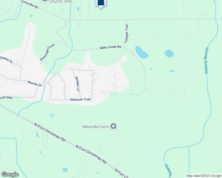 map of restaurants, bars, coffee shops, grocery stores, and more near 2570 Buck Knife Road in Chuluota