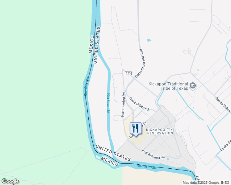 map of restaurants, bars, coffee shops, grocery stores, and more near in Rosita South