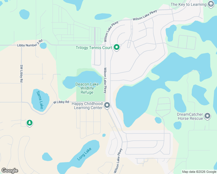 map of restaurants, bars, coffee shops, grocery stores, and more near 74 Bayou Bend Road in Groveland