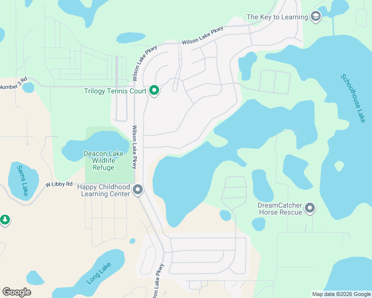 map of restaurants, bars, coffee shops, grocery stores, and more near 122 Bayou Bend Road in Groveland