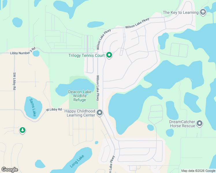 map of restaurants, bars, coffee shops, grocery stores, and more near 74 Bayou Bend Road in Groveland