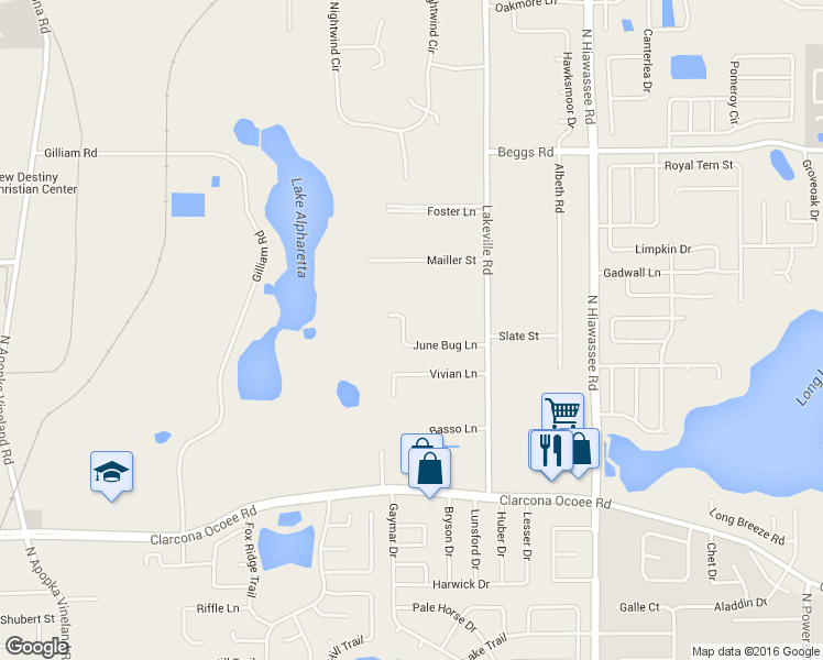map of restaurants, bars, coffee shops, grocery stores, and more near 7221 June Bug Lane in Orlando