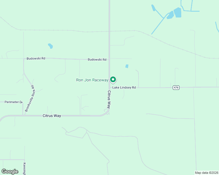 map of restaurants, bars, coffee shops, grocery stores, and more near 17206 Lake Lindsey Road in Brooksville