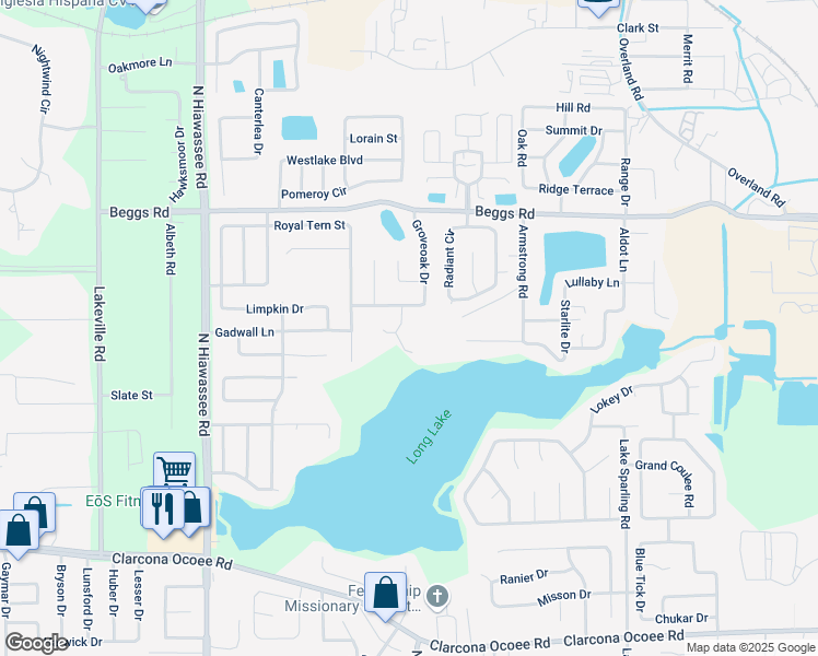 map of restaurants, bars, coffee shops, grocery stores, and more near 7437 Covina Court in Orlando