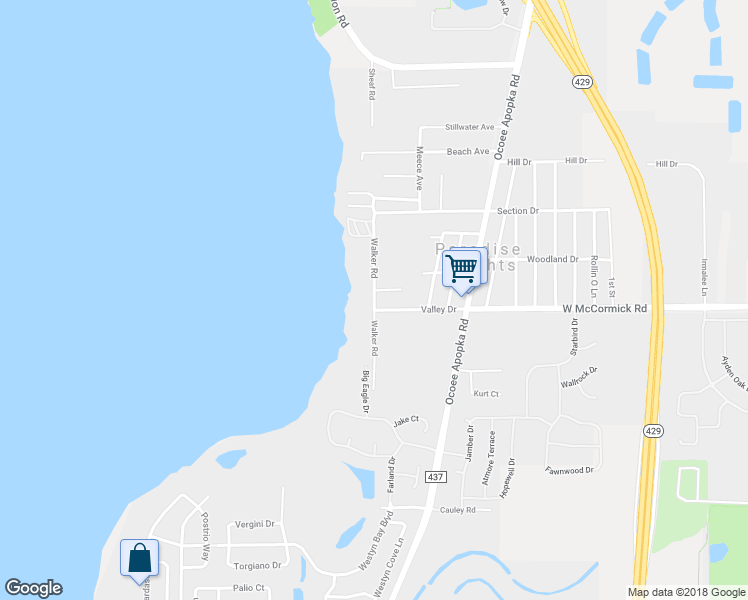 map of restaurants, bars, coffee shops, grocery stores, and more near 3798 Walker Road in Apopka