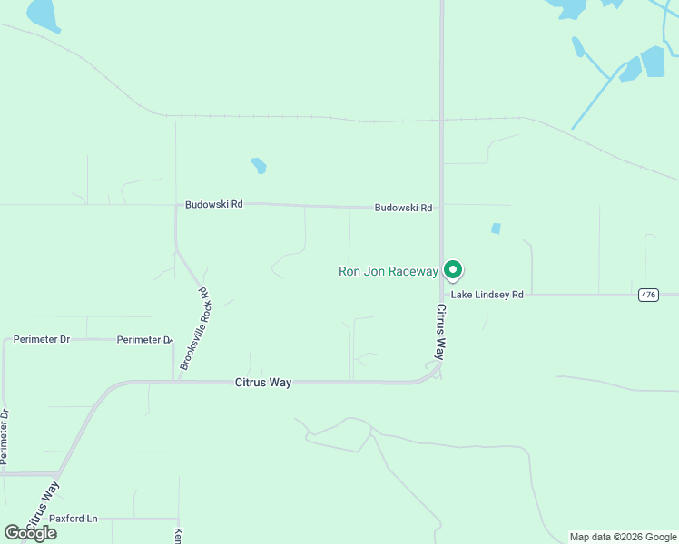 map of restaurants, bars, coffee shops, grocery stores, and more near 17026 Budowski Road in Brooksville