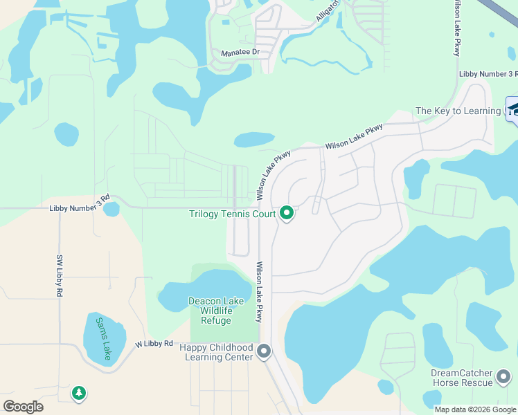 map of restaurants, bars, coffee shops, grocery stores, and more near Libby Number 3 Road in Clermont