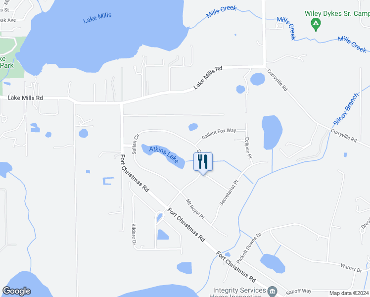 map of restaurants, bars, coffee shops, grocery stores, and more near 1507 Sultan Circle in Chuluota