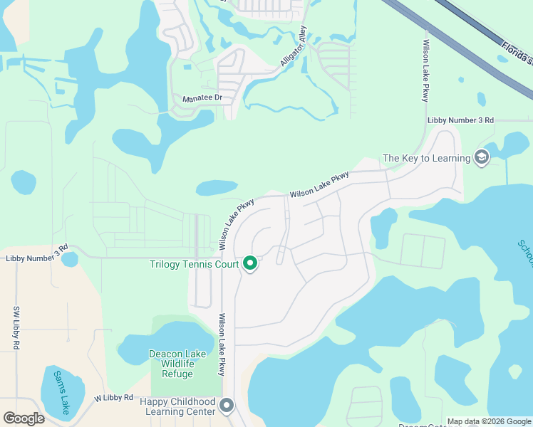 map of restaurants, bars, coffee shops, grocery stores, and more near 405 Silver Maple Road in Groveland
