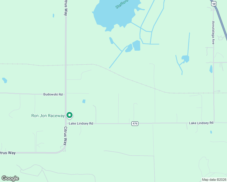 map of restaurants, bars, coffee shops, grocery stores, and more near 18360 County Road 476 in Brooksville