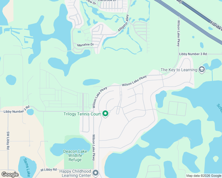 map of restaurants, bars, coffee shops, grocery stores, and more near 405 Silver Maple Road in Groveland
