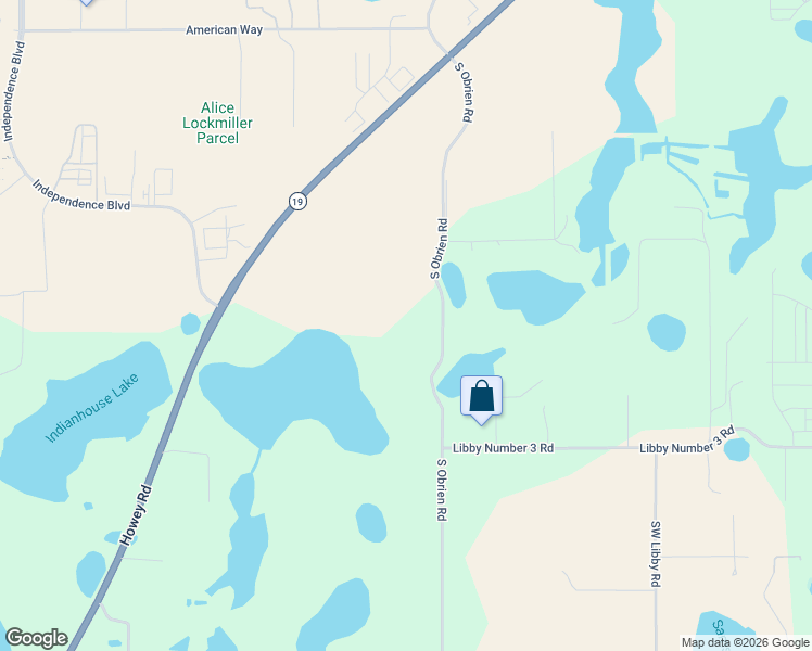 map of restaurants, bars, coffee shops, grocery stores, and more near 19311 South Obrien Road in Groveland