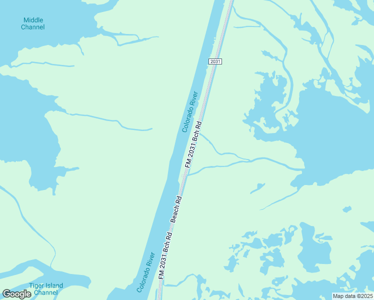 map of restaurants, bars, coffee shops, grocery stores, and more near 205 Beach Rd in Matagorda