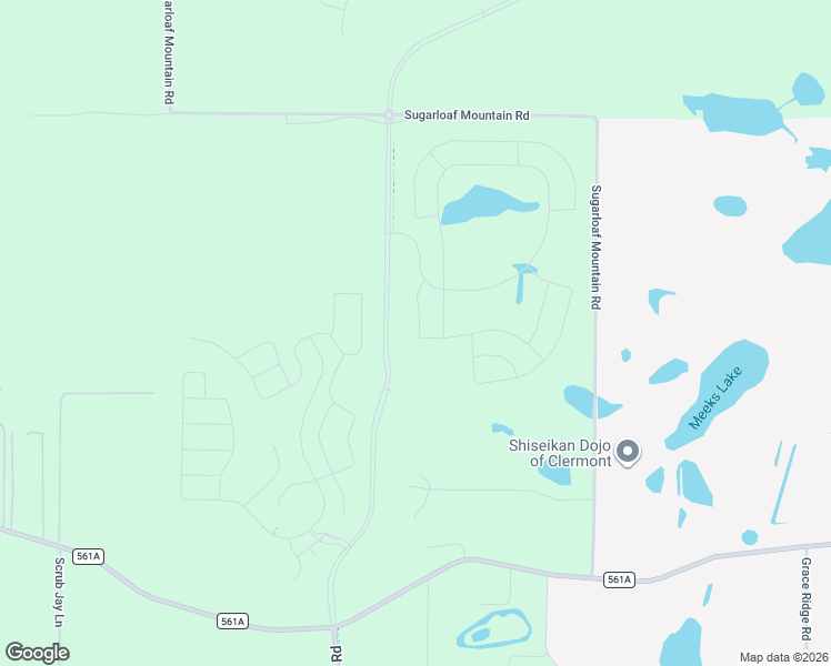 map of restaurants, bars, coffee shops, grocery stores, and more near 14101 Hunters Trace Lane in Clermont