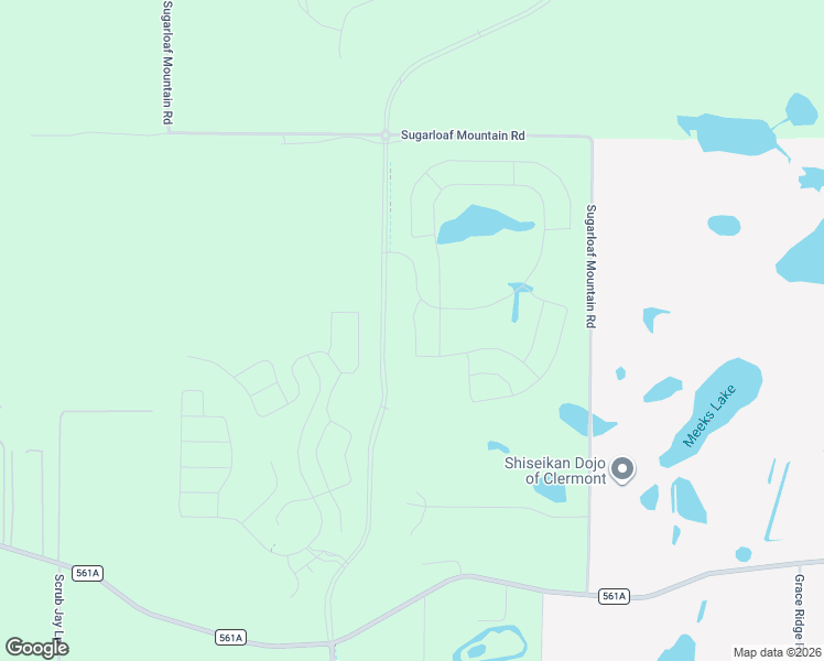map of restaurants, bars, coffee shops, grocery stores, and more near 14101 Hunters Trace Lane in Clermont