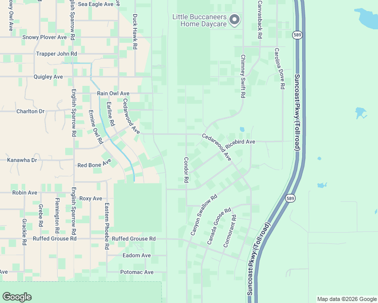map of restaurants, bars, coffee shops, grocery stores, and more near 14007 Ricebird Avenue in Brooksville