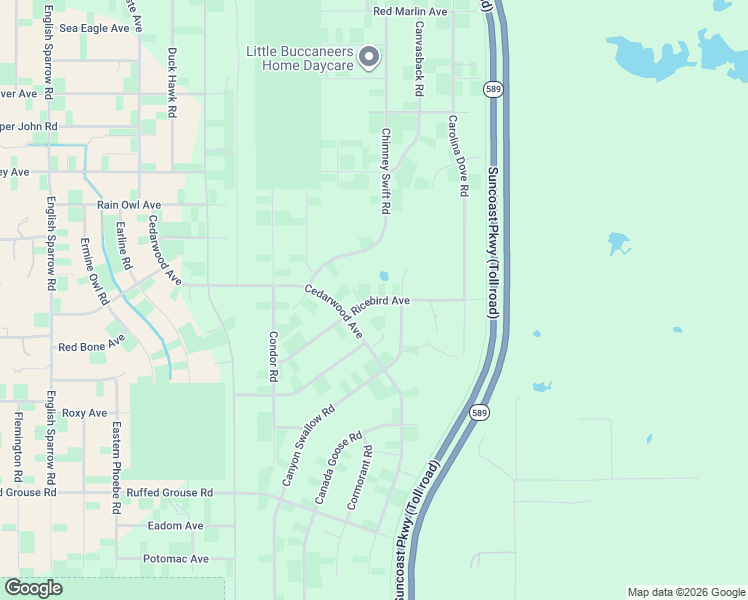 map of restaurants, bars, coffee shops, grocery stores, and more near 14162 Ricebird Avenue in Brooksville