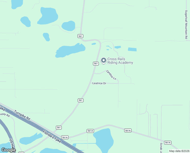 map of restaurants, bars, coffee shops, grocery stores, and more near 12533 Leatrice Drive in Clermont
