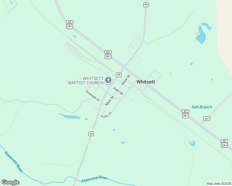 map of restaurants, bars, coffee shops, grocery stores, and more near 232 Main Street in Whitsett