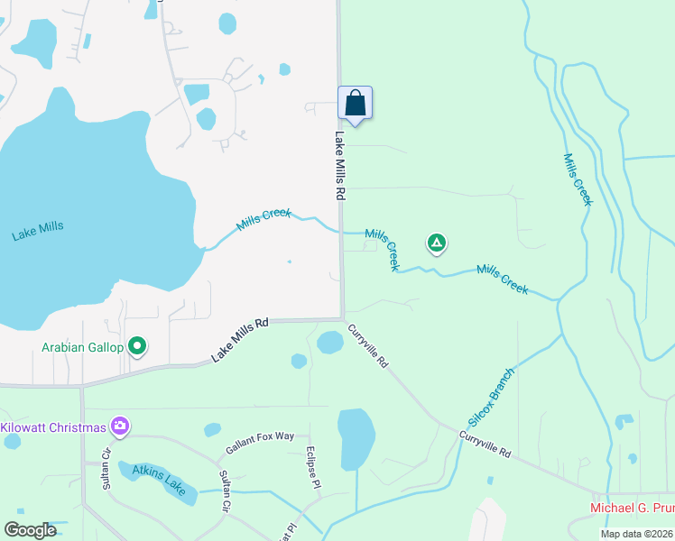 map of restaurants, bars, coffee shops, grocery stores, and more near 1301-1399 Lake Mills Road in Chuluota