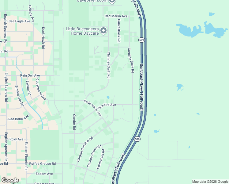 map of restaurants, bars, coffee shops, grocery stores, and more near 14375 Canyon Swallow Road in Brooksville