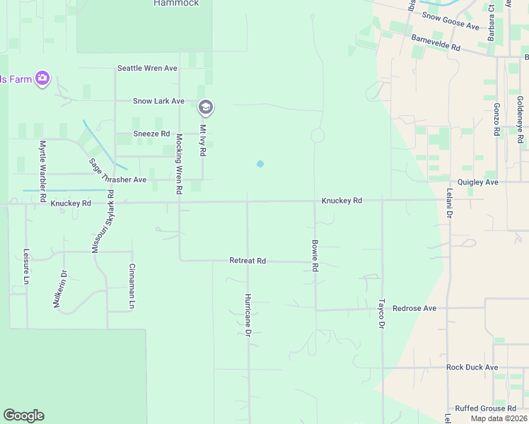 map of restaurants, bars, coffee shops, grocery stores, and more near 14366 Hurricane Drive in Brooksville