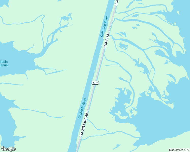 map of restaurants, bars, coffee shops, grocery stores, and more near 4108 Fm 2031 Beach Road in Matagorda