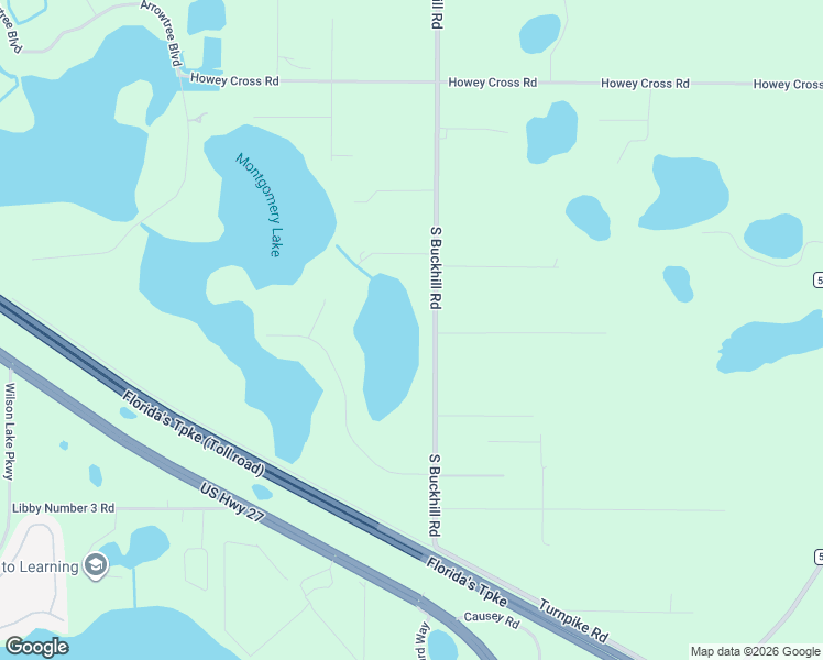 map of restaurants, bars, coffee shops, grocery stores, and more near 19949 South Buckhill Road in Clermont