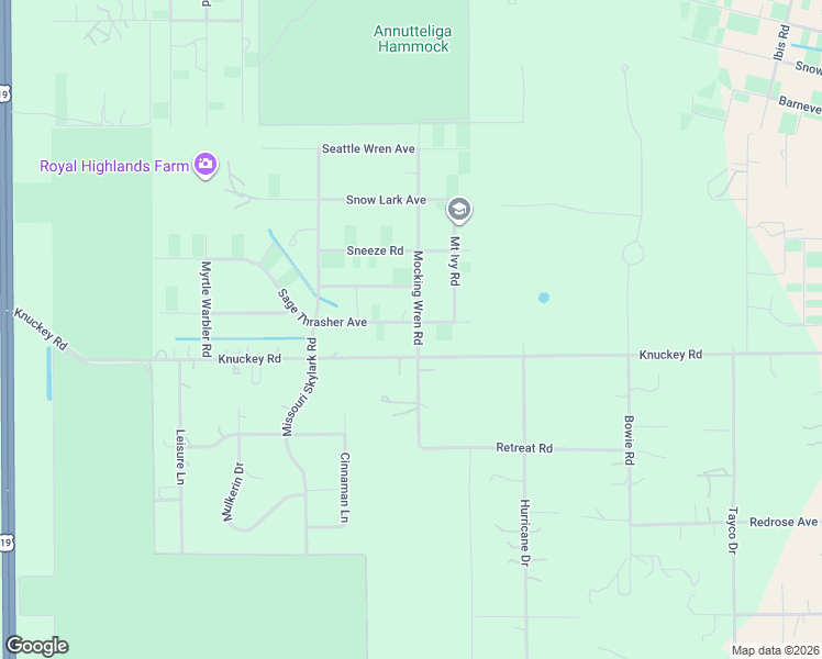 map of restaurants, bars, coffee shops, grocery stores, and more near 11324 Sage Thrasher Avenue in Brooksville