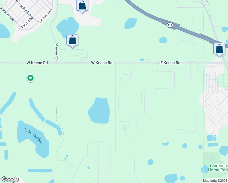 map of restaurants, bars, coffee shops, grocery stores, and more near 2748 McQueen Road in Apopka