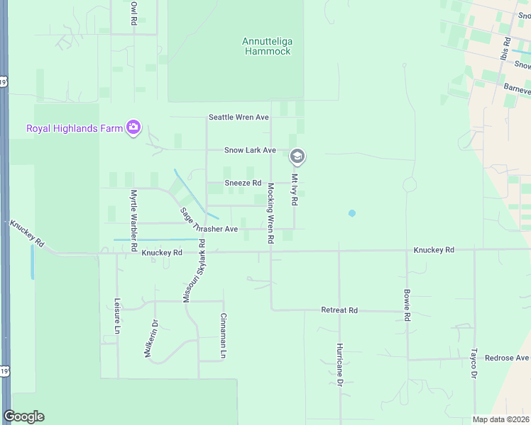 map of restaurants, bars, coffee shops, grocery stores, and more near 11288 Shivering Owl Avenue in Brooksville
