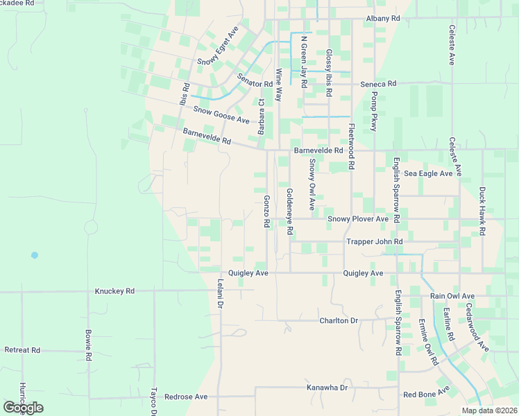 map of restaurants, bars, coffee shops, grocery stores, and more near 15106 Gonzo Road in Brooksville