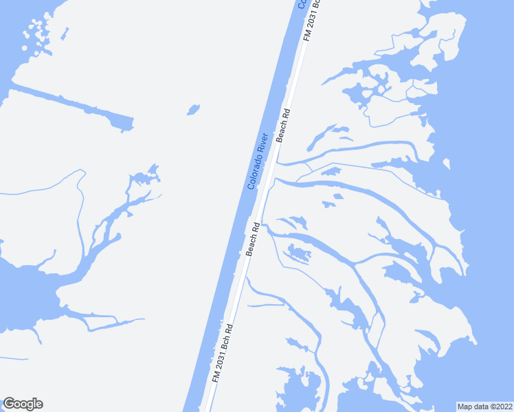 map of restaurants, bars, coffee shops, grocery stores, and more near 3576 Farm to Market Road 2031 in Matagorda