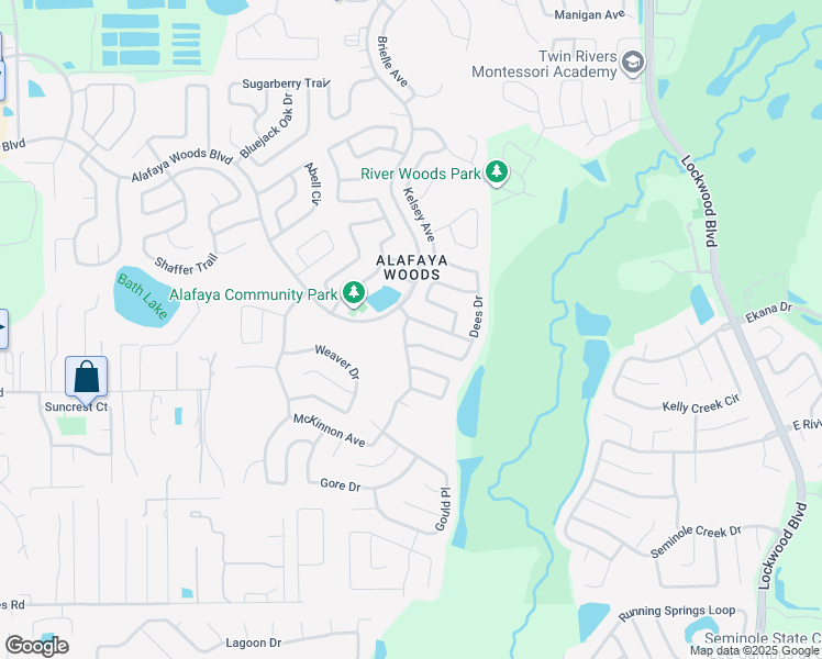 map of restaurants, bars, coffee shops, grocery stores, and more near 1088 McKinnon Avenue in Oviedo