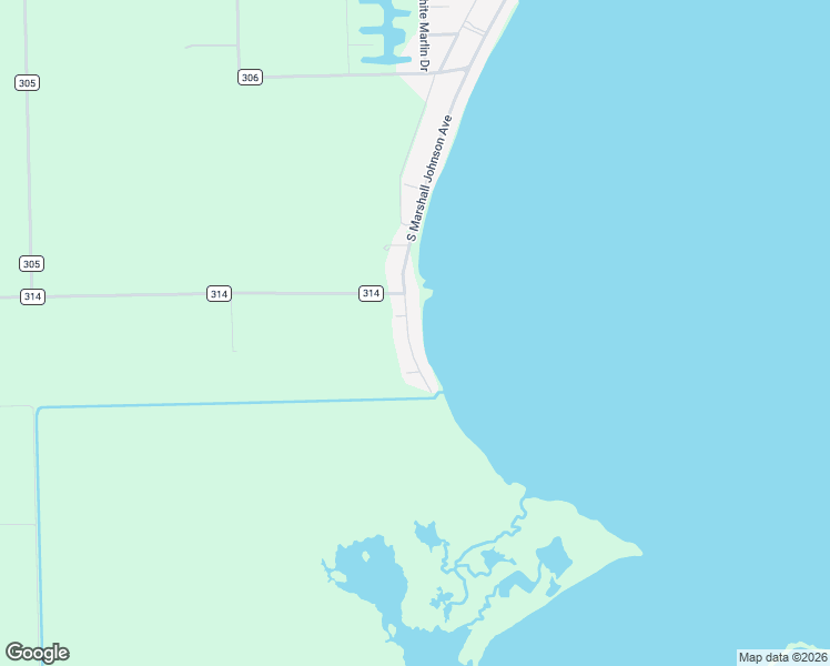 map of restaurants, bars, coffee shops, grocery stores, and more near 11 South Marshall Johnson Avenue in Port Lavaca