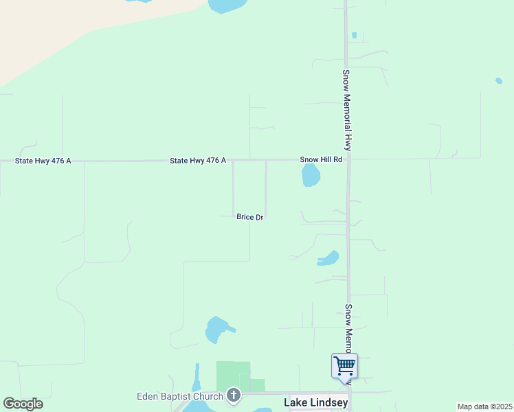map of restaurants, bars, coffee shops, grocery stores, and more near 15219 Brice Drive in Brooksville