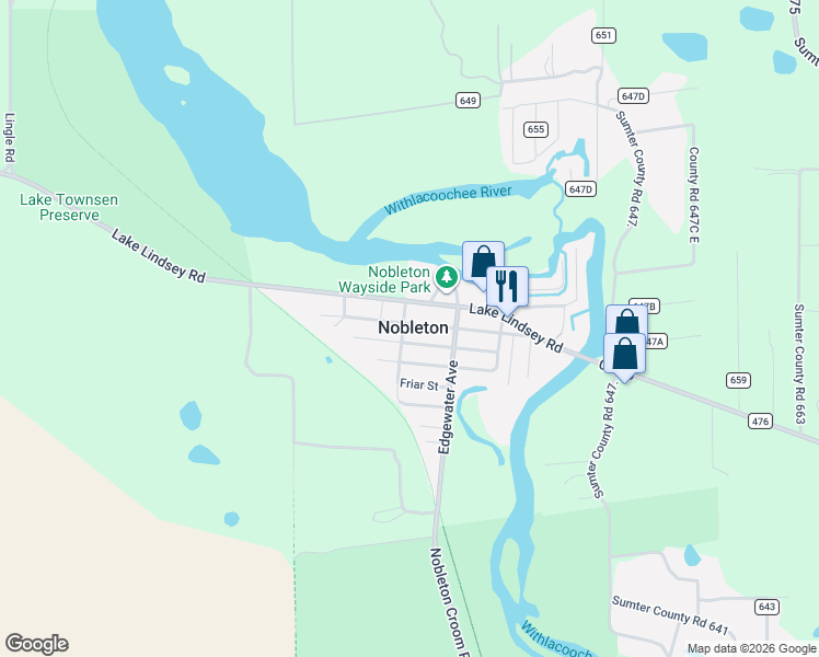 map of restaurants, bars, coffee shops, grocery stores, and more near in Nobleton