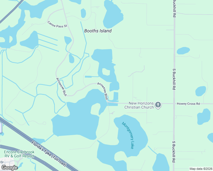 map of restaurants, bars, coffee shops, grocery stores, and more near 10740 Arrowtree Boulevard in Clermont