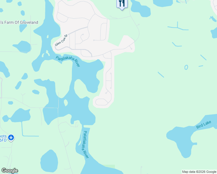 map of restaurants, bars, coffee shops, grocery stores, and more near 20639 Prince Ranier Place in Leesburg