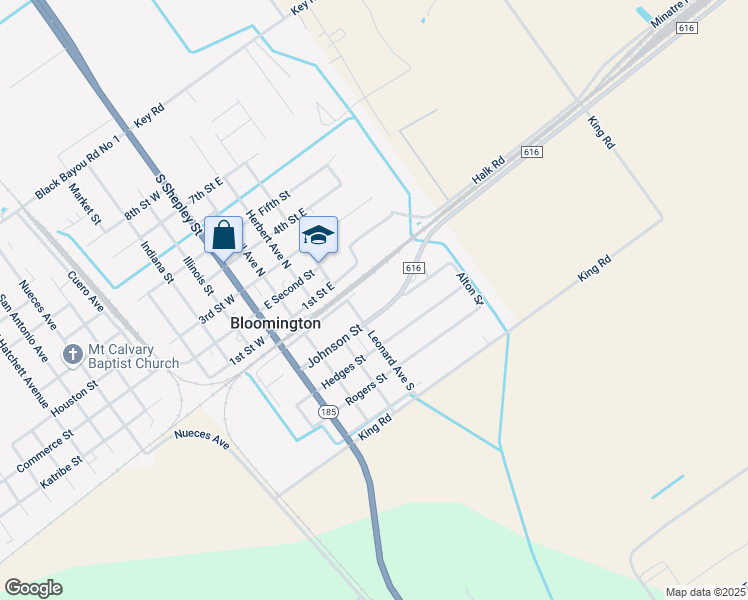 map of restaurants, bars, coffee shops, grocery stores, and more near 256 Fm in Victoria