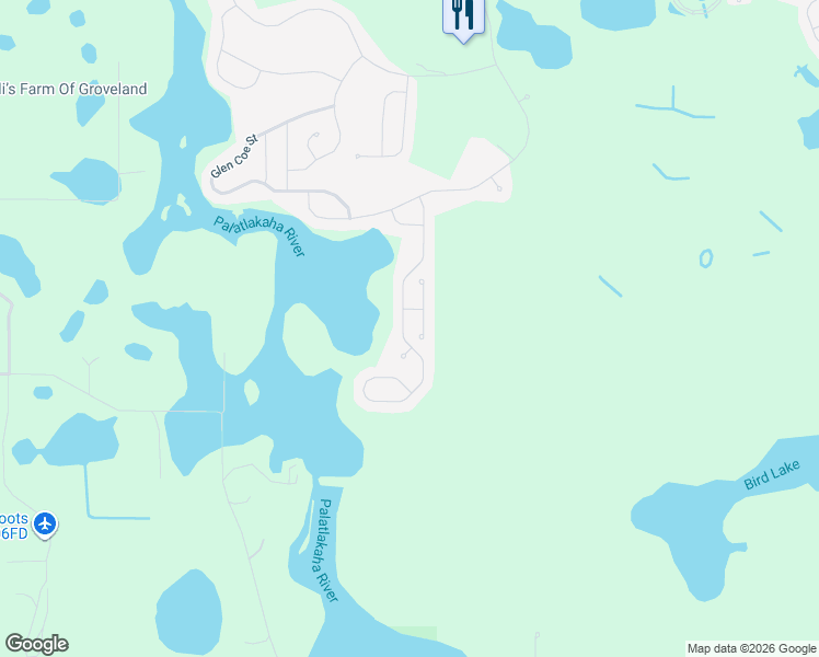 map of restaurants, bars, coffee shops, grocery stores, and more near 20639 Prince Ranier Place in Leesburg