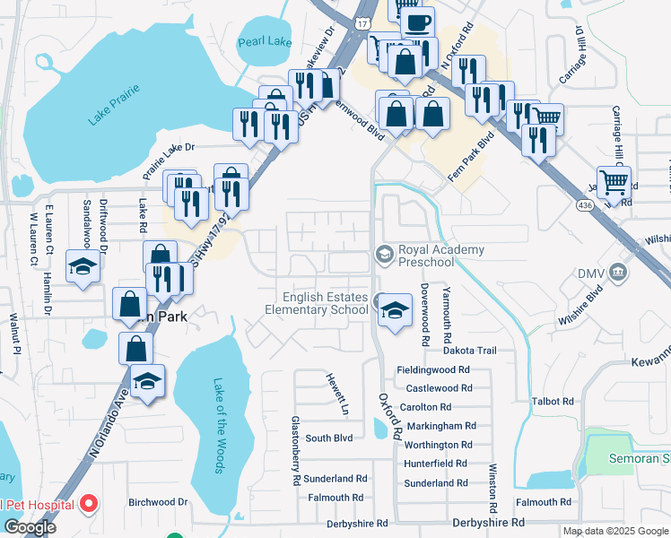 1000 Lake of the Woods Boulevard, Fern Park FL Walk Score