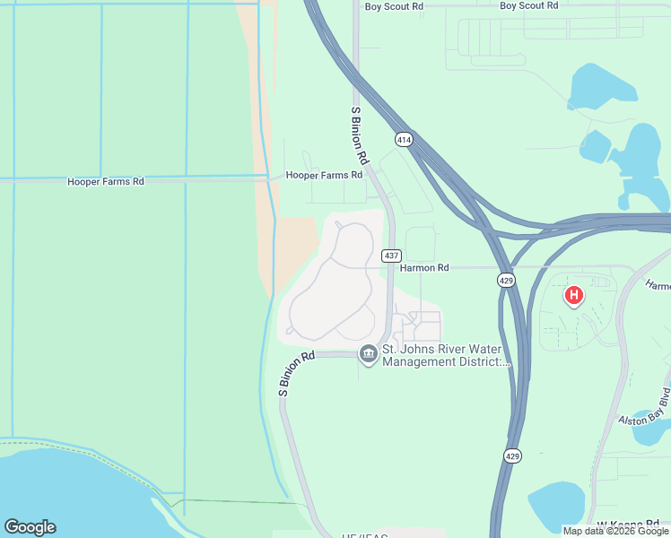 map of restaurants, bars, coffee shops, grocery stores, and more near 2145 Panoramic Circle in Apopka